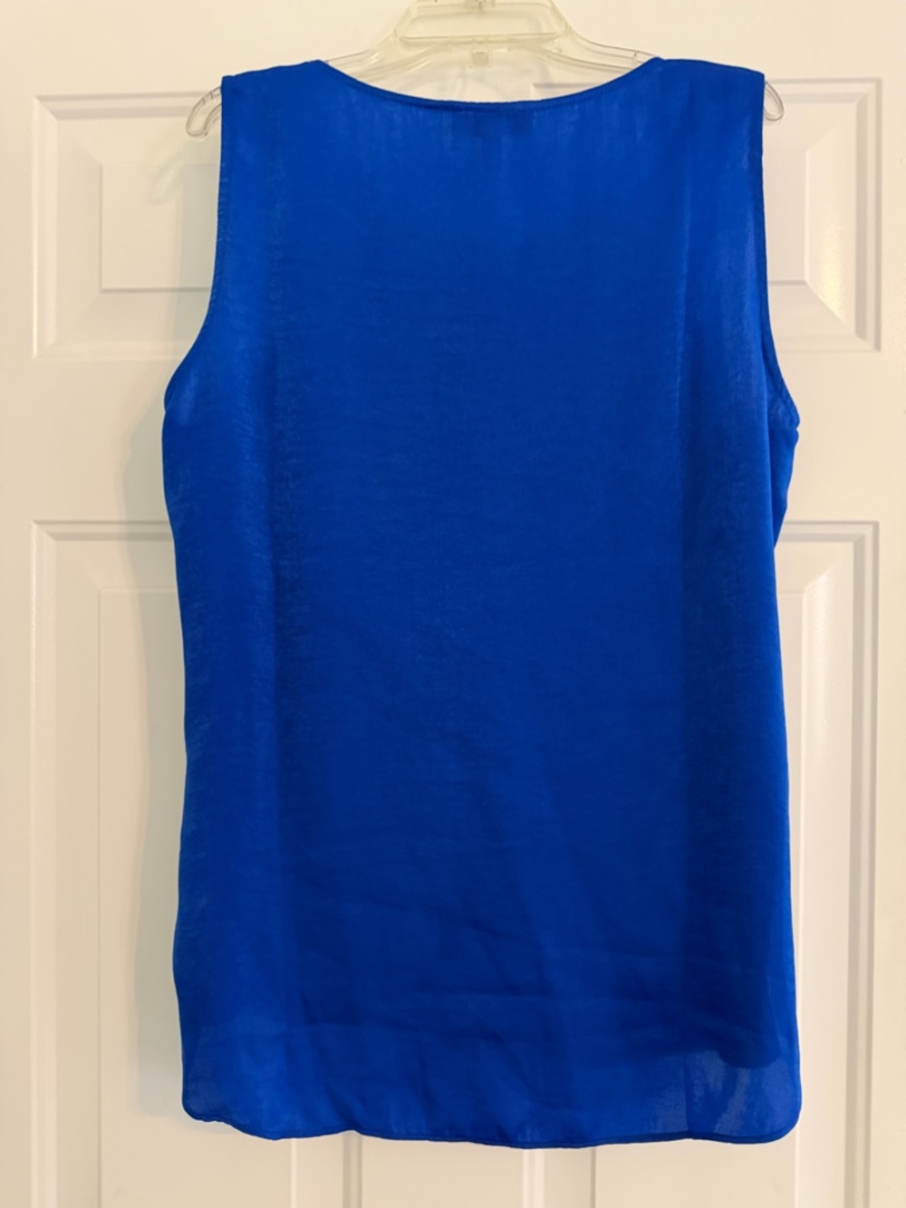The Limited Blue Sleeveless Shell Top - Picture 3 of 3